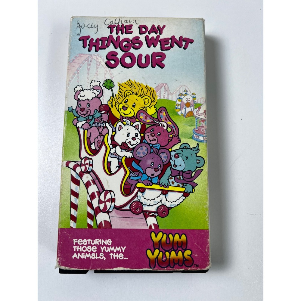 Vintage Yum Yums The Day Things Went Sour VHS Tape 1988‎ Hallmark